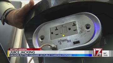 Hackers putting malware on public charging stations