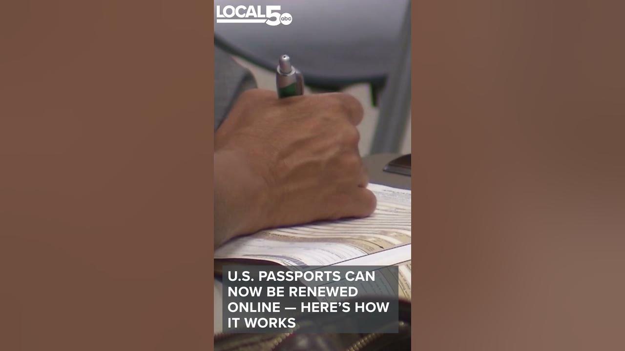Us passports can now be renewed online shorts youtube