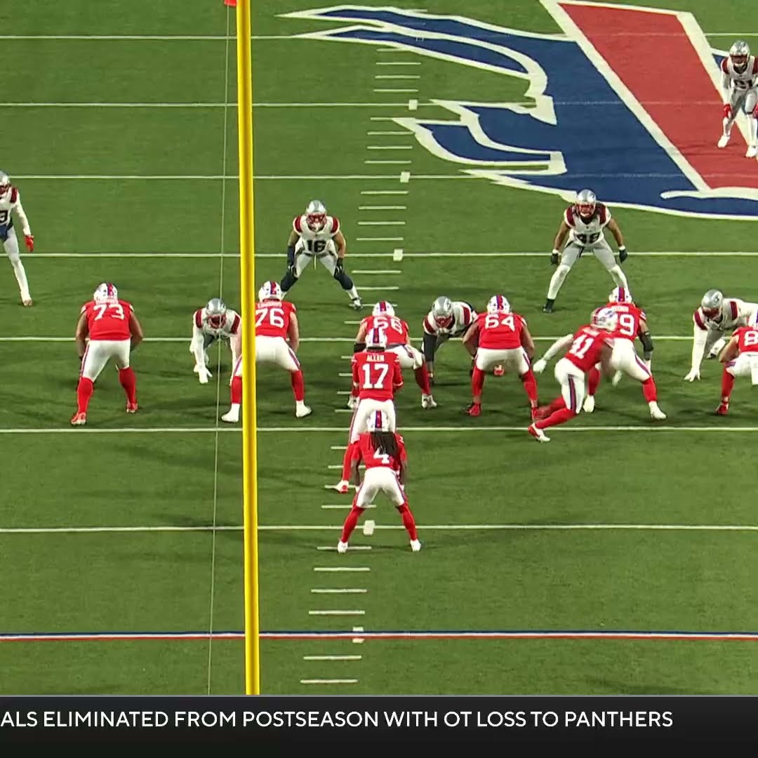 James Cook catches for a 16-yard Gain vs. New England Patriots