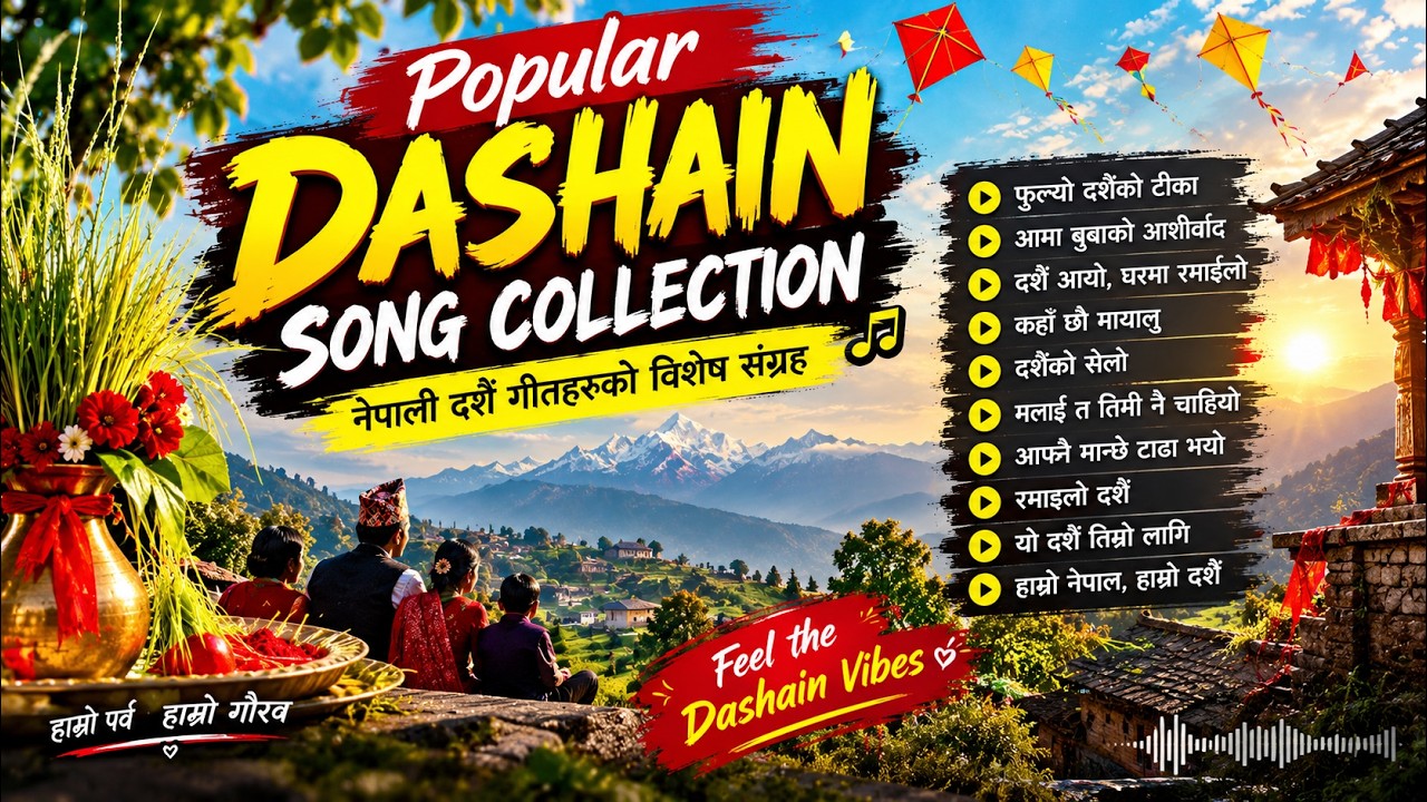 दशैं आयो! दशैं गीतहरूको धमाकेदार संग्रह ❤️🎶 | Best Nepali Dashain Songs 2026 | Dashain Special 2083