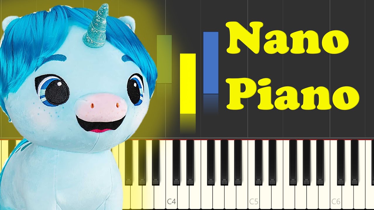 Not Quite Narwhal Theme Song – Easy Piano Tutorial | Nano Piano
