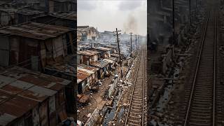 Railway Slum Completely Transformed Into a Modern City.