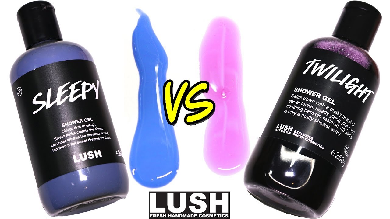 Lush SLEEPY VS TWILIGHT Shower Gel - Are They The Same? - YouTube