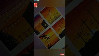 🌇 A Sunset for Every Mood ✨ #viral #art #drawing #painting #explore #shorts #fly ##sunset #cute