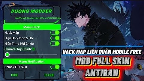 Hack Map Liên Quân Mobile Free | Antiban | Mod Full Skin | Hướng Dẫn Cách Dùng Hiệu Ứng Thông Báo