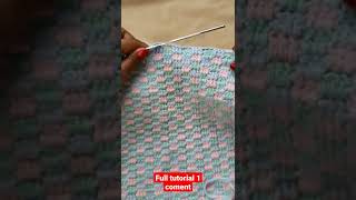 Mira Que Bella Puntada A Crochet Y Es Reversible