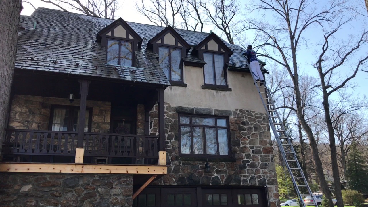 Slate Roof Cleaning in Reading PA 717-324-4208