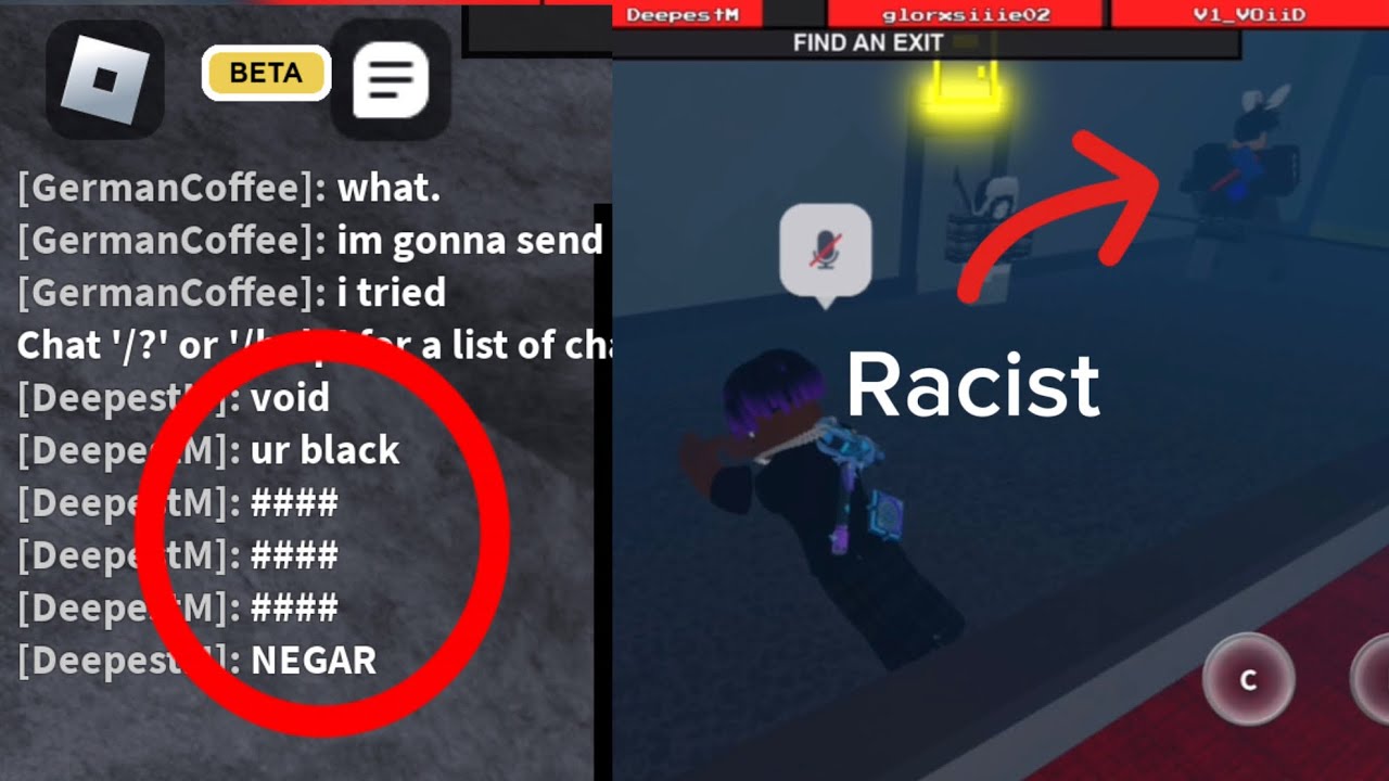 so i found a racist on roblox…. - YouTube