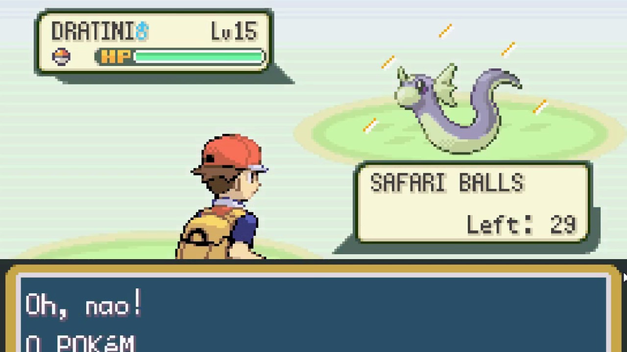 pokemon red dratini safari zone