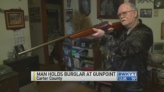 Carter County homeowner turns table on burglary suspect