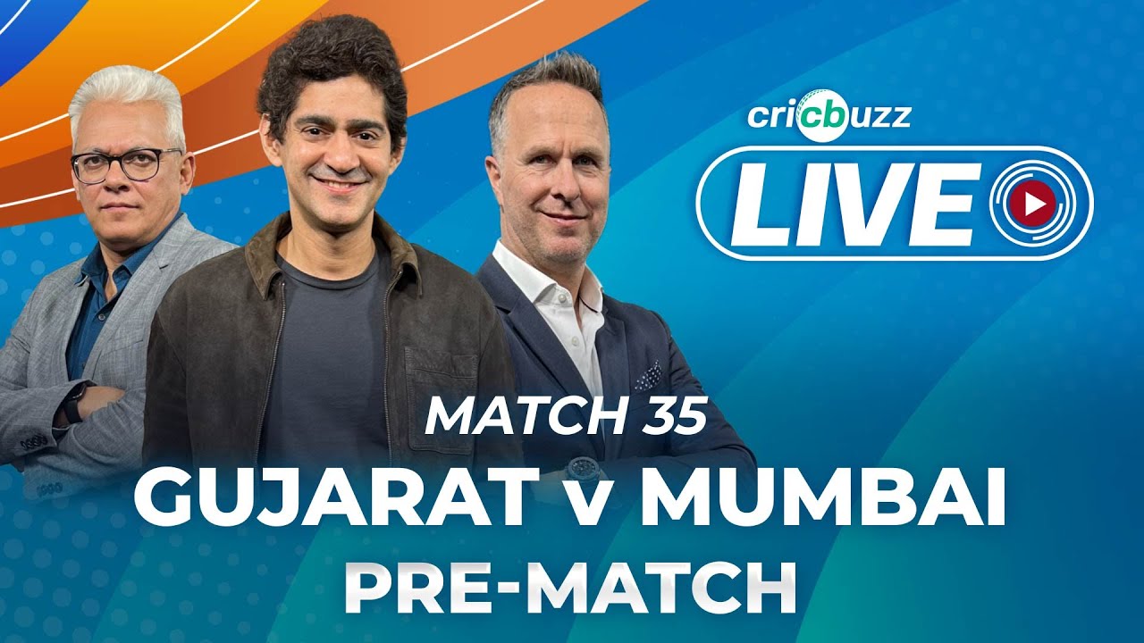 GTvMI Cricbuzz Live Match 35 Gujarat v Mumbai, Pre-match show