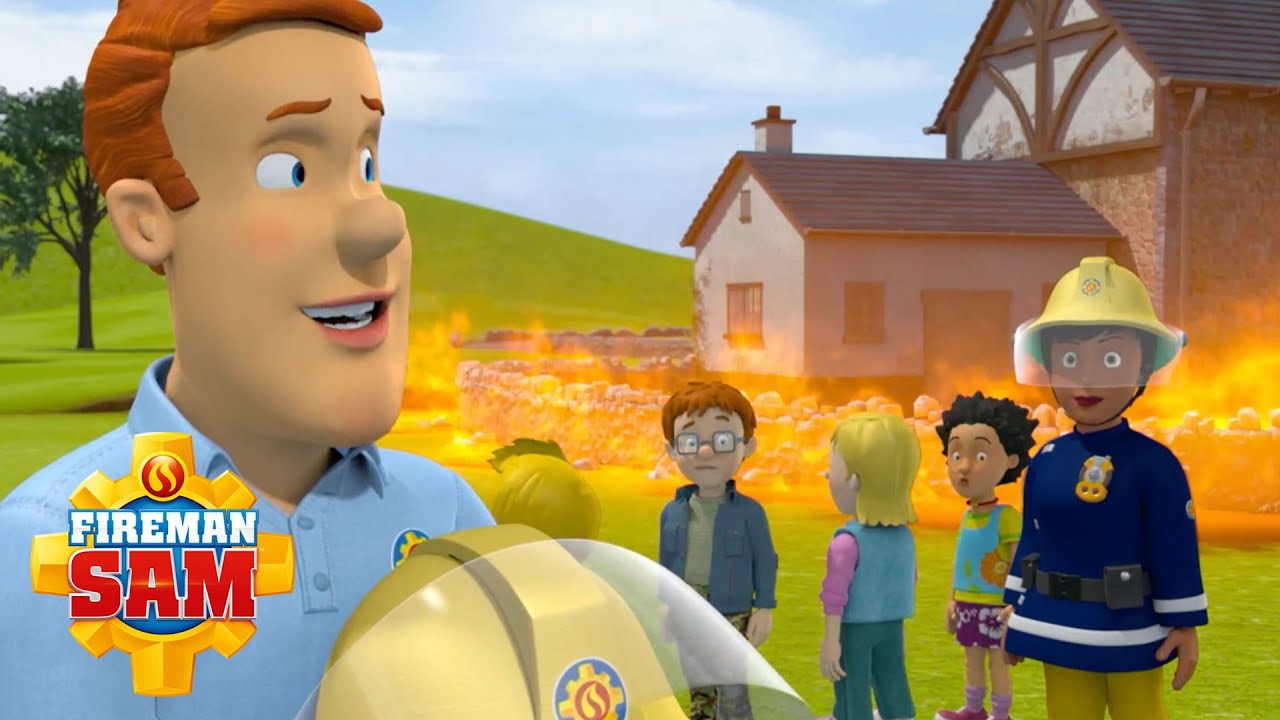 Fireman Sam Stops Barn Fire | Fireman Sam Official | Cartoons for kids