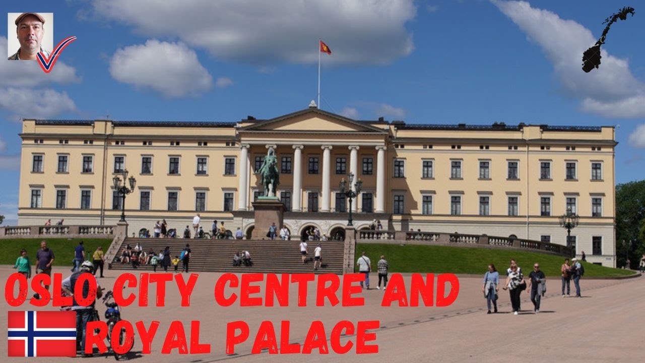 Oslo City Centre and Royal Palace Norway 4K