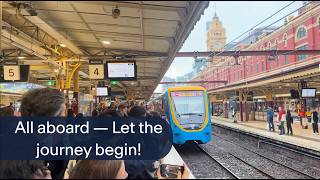 First passenger ride on Melbourne's new train – the X’Trapolis 2.0