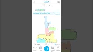 LEGEE-D8｜LEGEE App User Guide 4_Create New Map & Select Cleaning Mode