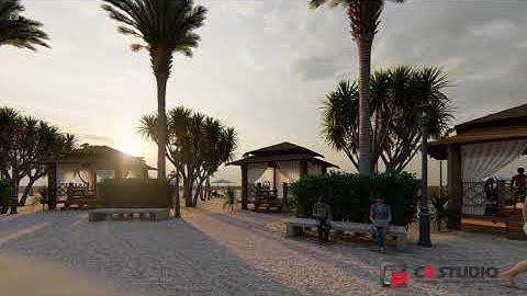 BEACH RESORT ANIMATION - LUMION ANIMATION