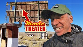 I CAMPED at an ABANDONED Drive-In Theater | STEALTH Backpacking Overnight!