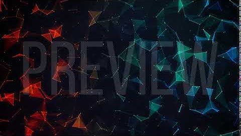 Colorful Slowly Floating Plexus and Particles (Animated Background)