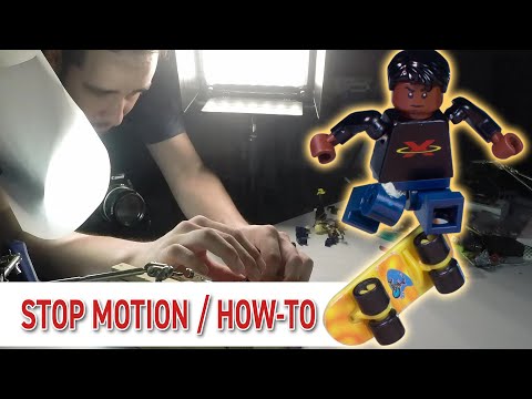 Ghetto Bird Skate Trick in LEGO + HOW-TO! (Stop Motion Animation)