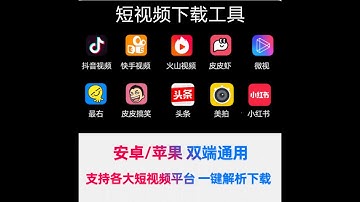 抖音、视频号、快手、小红书视频免费下载小工具