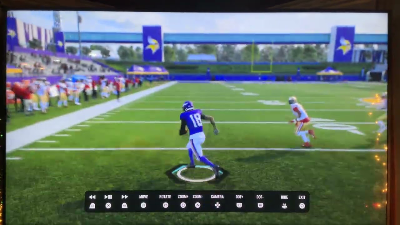 Justin Jefferson scoring a 99 yard touchdown 