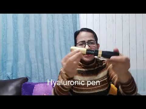 How to embroidering use punch needle - Embroider pen Tutorial- review pen embroidery. 