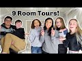 9 BEDROOM TOURS TEENAGERS