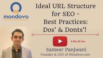 Ideal URL Structure for SEO  - Best Practices: Dos
