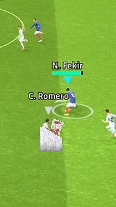 Fekir disrespecting Romero #efootball2024 #efootball #viral #fifa  #messi #new #shorts
