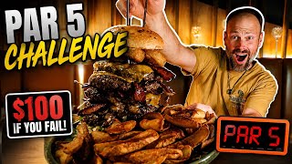 Finish This PAR 5 Food Challenge or PAY $100! 🍔 | Fresno, California