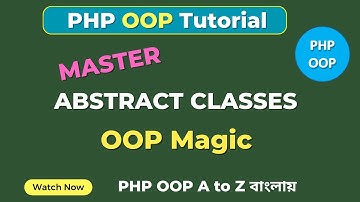 PHP OOP Abstract Class Tutorial | Learn Abstract Classes & Methods the Easy Way! | PHP OOP Tutorial