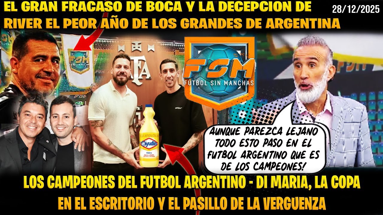 ANELLO FUTBOL SIN MANCHAS BOCA Y LOS FRACASOS | RIVER Y LAS DECEPCIONES | LOS CAMPEONES ARGENTINOS