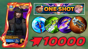 GLOBAL CLINT TRY THIS BURST CRIT DAMAGE HACK BUILD FOR 2025!💀 (please try) - CLINT BEST BUILD 2025