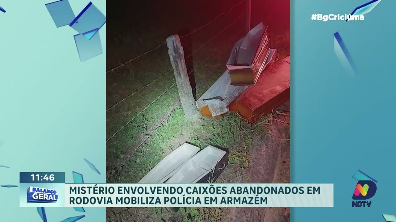 Polícia Militar investiga mistério dos caixões no Sul de Santa Catarina