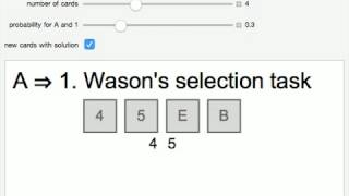Wason's Selection Task: Test of Logical Reasoning
