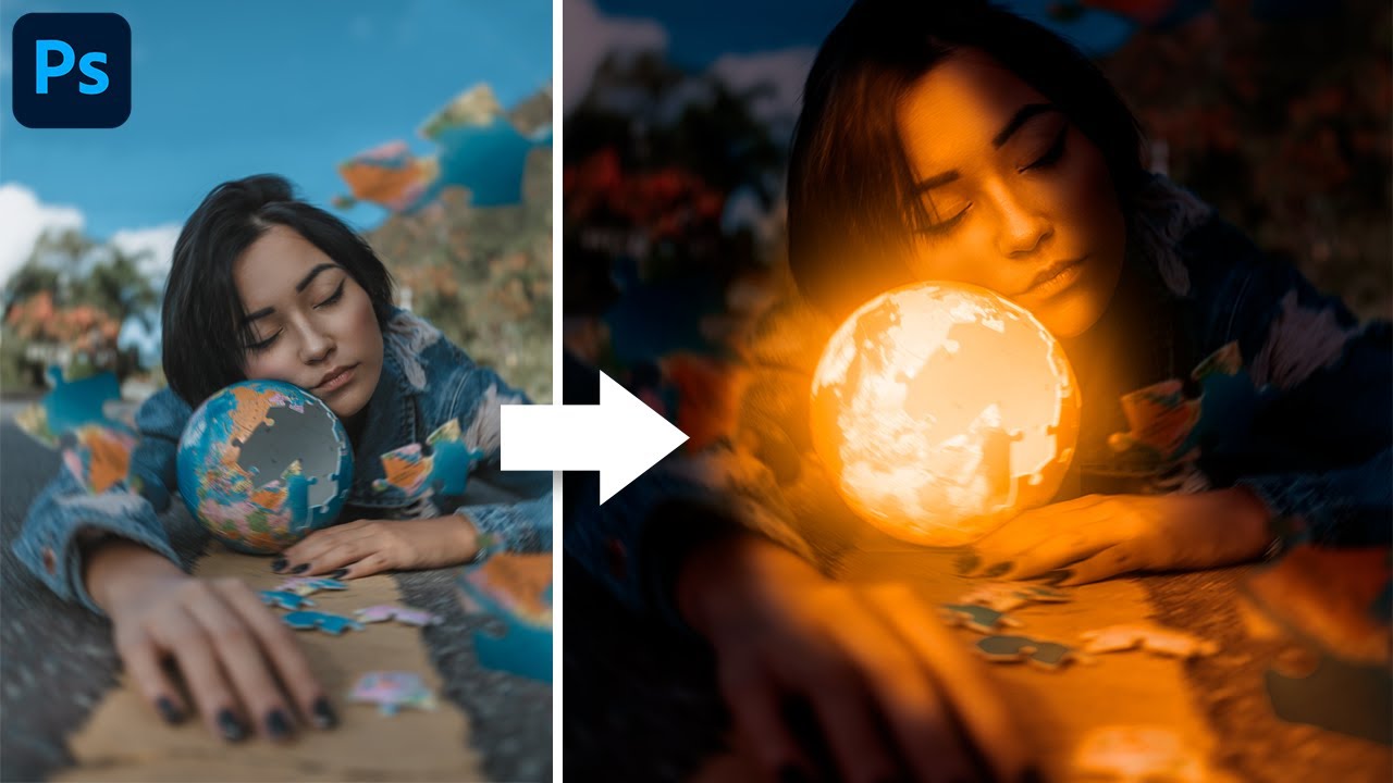 6 Passos para Fazer essa Simples Manipulação de Imagem no Photoshop {Efeito de iluminação completo!}