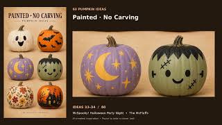 Details 60 Halloween Pumpkin Ideas 🎃 Carving, Painting No-Carve Designs with a Halloween party song & dance News