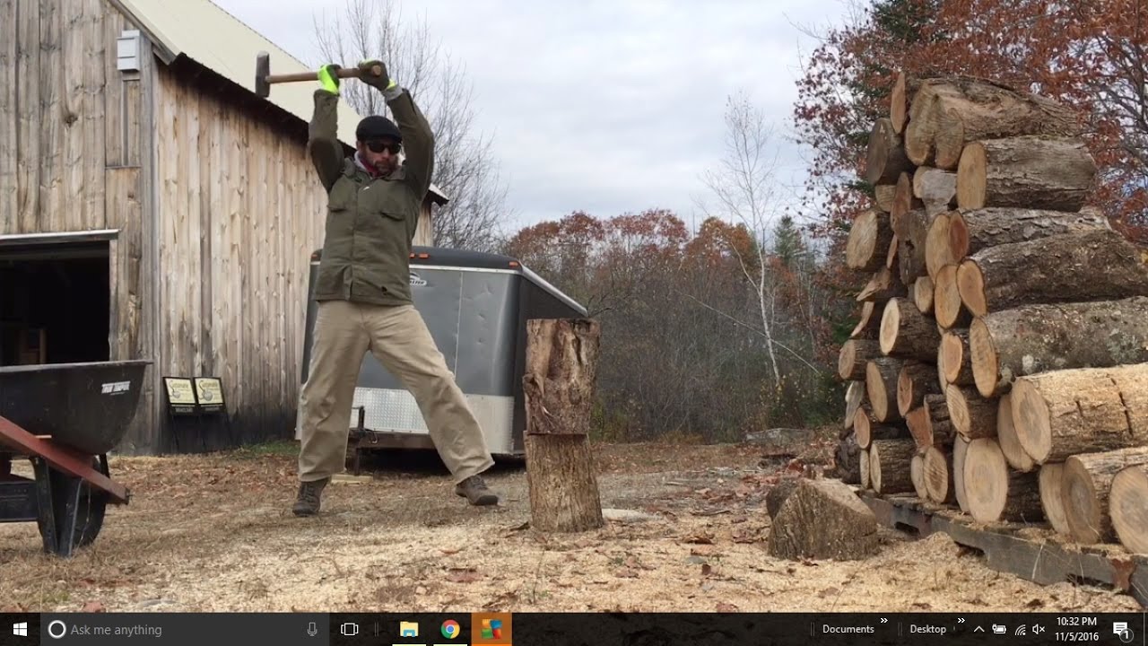 Firewood, Lumber, and Heavy Lifting. Maine VLOG 210 YouTube