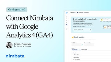 How to setup Nimbata: Google Analytics 4 Integration