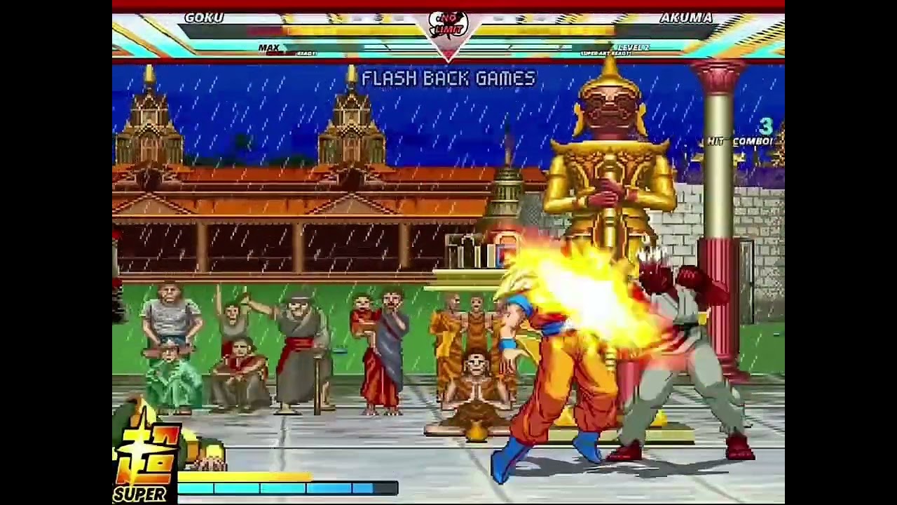 Goku vs Akuma | Ki vs Satsui no Hado 孫悟空 vs 豪鬼 | 究極クロスオーバー