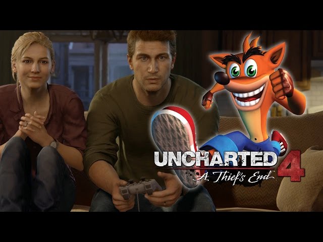 UNCHARTED 4 Remastered - Nathan Drake Plays Crash Bandicoot [PS5 4K] 