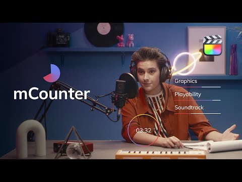 mCounter — 20 Neat & Clean Counter Presets for Final Cut Pro and DaVinci Resolve — MotionVFX
