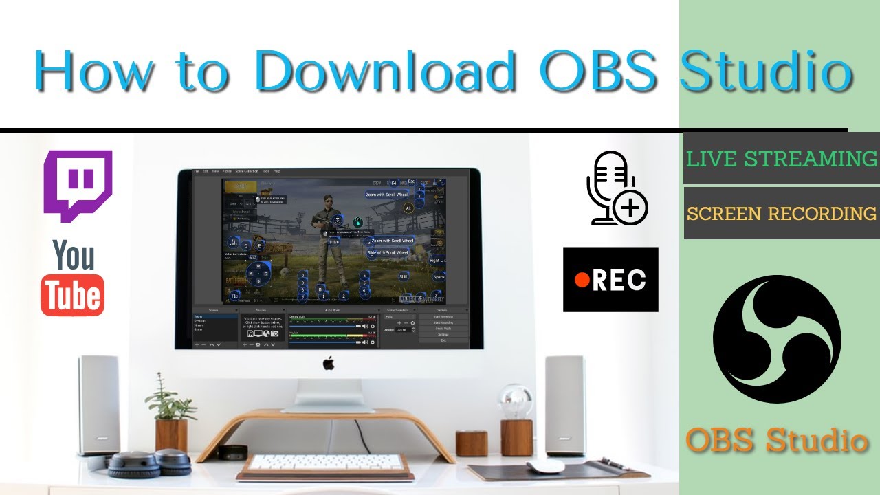 How to Download and Install OBS Studio On PC|| Screen Recording|| Live ...