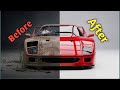 ASMR Car Restoration | Ferrari F40 1987 (Back to Life) Full Rebuild From Abandoned Supercar