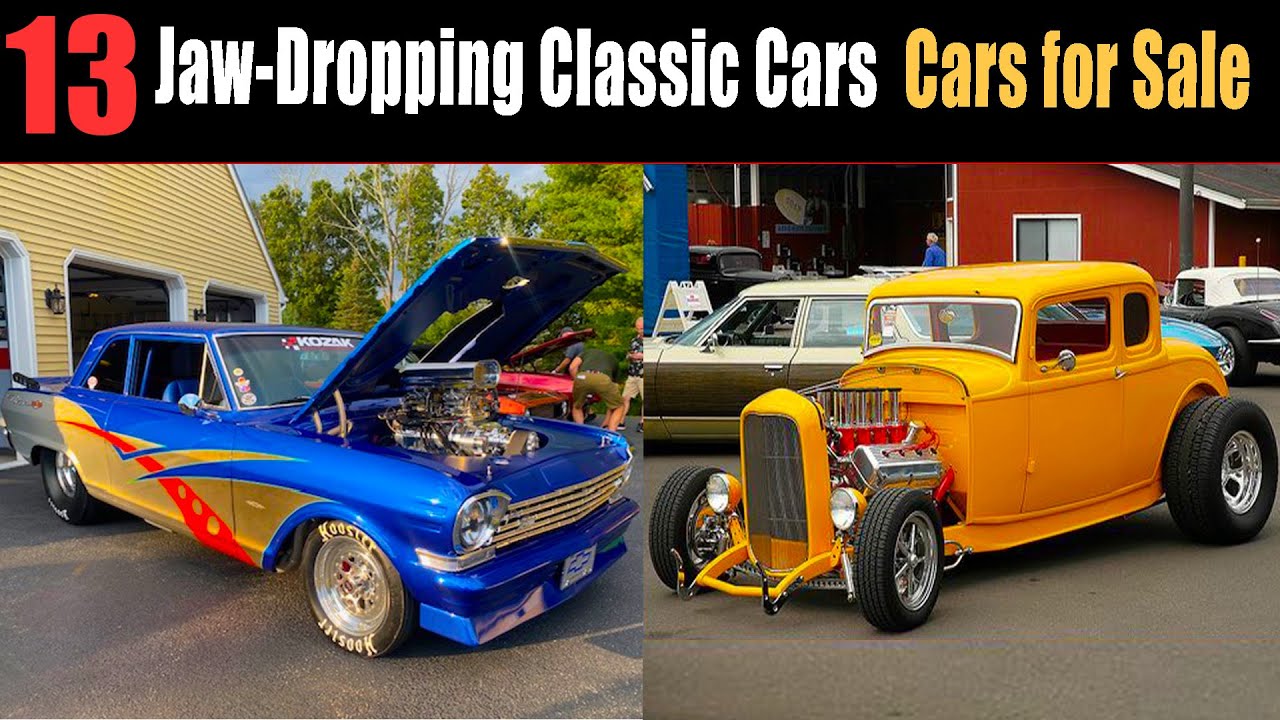 🚗13 Legendary Classic & Muscle Cars for Sale | Must-See Collector Cars!🚗