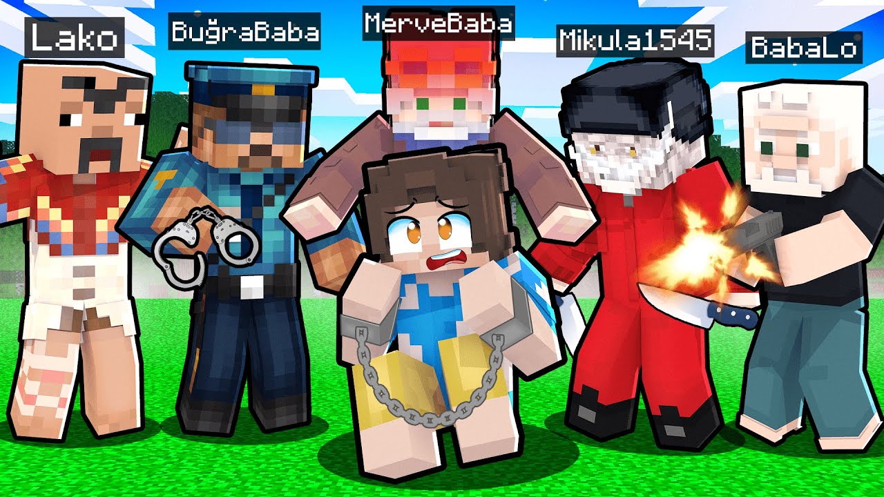 ARKADAŞLARIMIN BABALARINI BULDUM - Minecraft