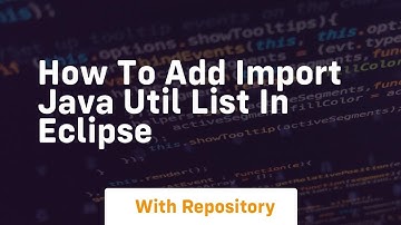 how to add import java util list in eclipse