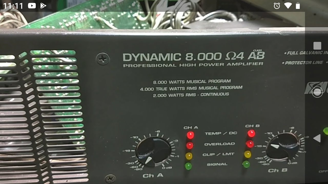 DYNAMIC 8000 trânsitores paralelos