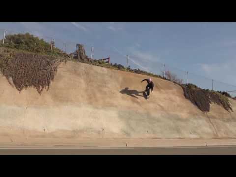 Marcel Martinez demonstrating proper and improper dismount methods