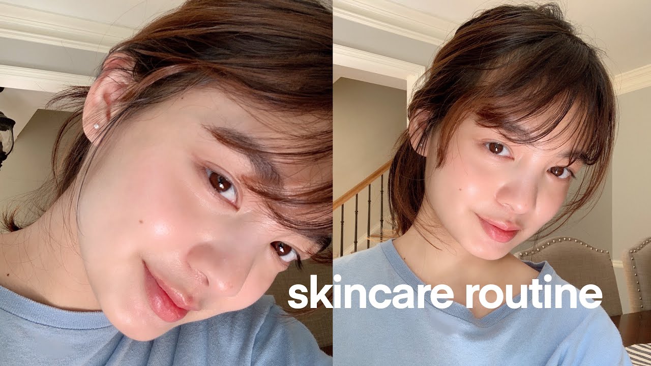 Skincare Routine for Glowy Glass Skin💧Morning \u0026 Night Korean Skincare Routine for dry/normal skin